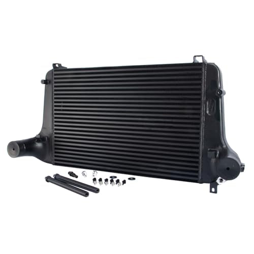 Front Black Intercooler for 2020-2022 Ford Explorer ST 3.0 - color: Black