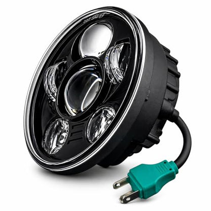 Eagle Lights 8900BG3 5 3/4" LED Headlight for Harley Davidson and Indian Motorcycles - Generation III/Black Kit - color: Black