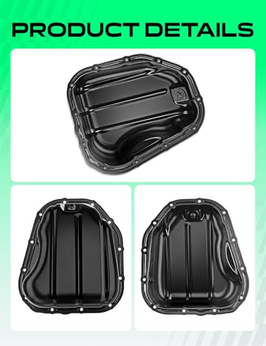 YHTAUTO Lower Engine Oil Pan Sump with Drain Plug for Toyota, Lexus