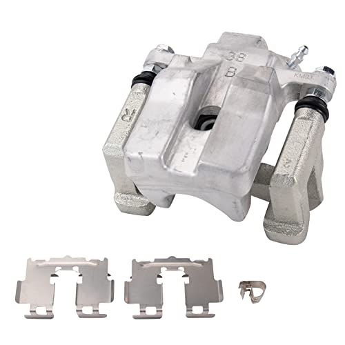 TRQ Rear Driver and Passenger Side Brake Caliper Set Hardware Brackets - style: CLA32287