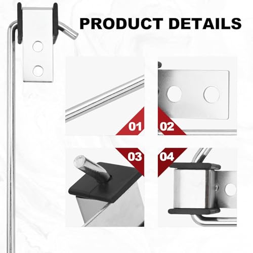 4-Pack 3/8" Rod 10" Long Universal Exhaust Hanger Kit - size: 4-Pack Universal Exhaust Hanger Kit
