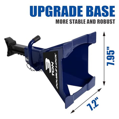 TCE 3 Ton Steel Double Locking Jack Stands, 3 Ton Car Jack with Wide Base - size: 3 Ton (6,000 lb)