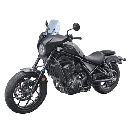 Motorcycle Headlight Fairing Cowl Windscreen for Rebel CMX 1100 2021-2026 - color: Light Smoke+Matte Black