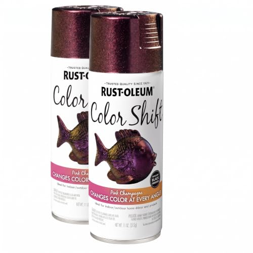 Rustoleum Color Shift Spray Paint, 11 ounce, Pink Champagne (Pack of 2) - color: Pink Champagne, size: 11 oz (Pack of 2)