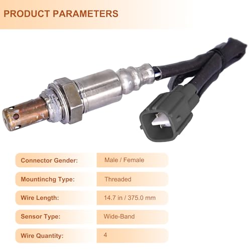 Oxygen O2 Sensor Upstream for 3.3L 3.5L 2004-2020 Toyota Camry, 2004-2010 Highlander, 2008-2012 RAV4, 2002-2020 Lexus ES300 ES350 NX300H RX350 RX400h RX450H - size: 250-54059
