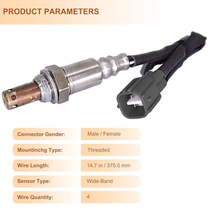 Oxygen O2 Sensor Upstream for 3.3L 3.5L 2004-2020 Toyota Camry, 2004-2010 Highlander, 2008-2012 RAV4, 2002-2020 Lexus ES300 ES350 NX300H RX350 RX400h RX450H - size: 250-54059