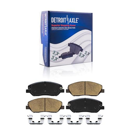 Detroit Axle - Brake Kit for 2017-2018 Hyundai Santa Fe - size: 10PR42525/kit