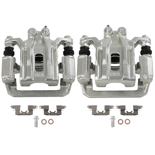 SCITOO Rear Left & Right Disc Brake Calipers With Bracket 19B2994A 19B2995A - size: Rear[19B2994A & 19B2995A]