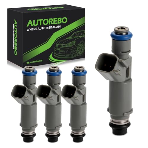 Fuel Injectors Set of 4 Compatible with Chevrolet Malibu HHR Cobalt Pontiac G5 G6 Solstice Saturn Aura Ion Sky Vue L4 2.2L 2.4L 2005 2006 2007 2008#replace FJ718 12606110 12582704 2172907 2204-588156 - size: 718