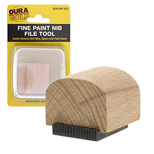Dura-Gold - Fine Paint Nib File Tool - Fix Paint Imperfections, Shave Off - style: Single-Sided