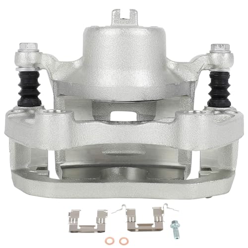 SCITOO Front Left Disc Brake Caliper With Bracket 19B2690 Silver - size: Front Driver[19B2690]