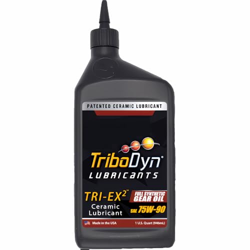 Tri-Ex2 Ceramic Full Synthetic 75W-90 Gear Oil - 1 Quart Bottle - color: 75W-90, size: 1 Quart