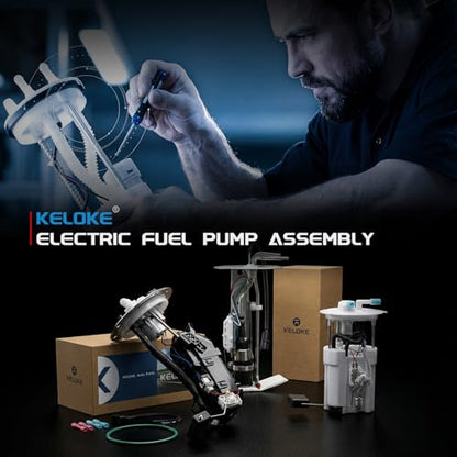 KELOKE Electric Fuel Pump Assembly with Sending Unit Fit for Ford - color: E2457M