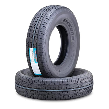 ROCKMAN Trailer Tire ST235/85R16 12-Ply Load Range F 128M Radial 11174 Set2 - size: ST235/85R16