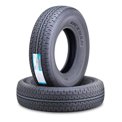 ROCKMAN Trailer Tire ST235/85R16 12-Ply Load Range F 128M Radial 11174 Set2 - size: ST235/85R16