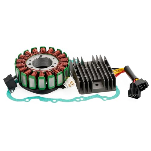 MAD HORNETS Magneto Coil Stator + Voltage Regulator + Gasket Assy For Daytona 675, 675R & SE 2006-2012