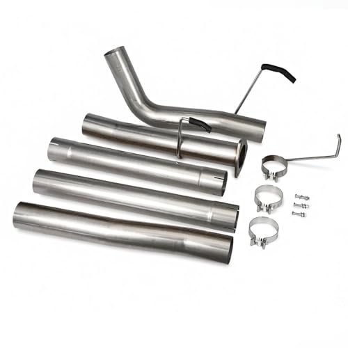Stainless Steel Exhaust Pipes for Dodge 2013-2026 RAM 3500 4500 5500 CHASSIS CAB CUMMINS 6.7L 4" Powerstroke Diesel - size: for 2013-2026 Ram 3500 4500 5500