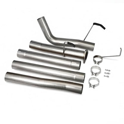 Stainless Steel Exhaust Pipes for Dodge 2013-2026 RAM 3500 4500 5500 CHASSIS CAB CUMMINS 6.7L 4" Powerstroke Diesel - size: for 2013-2026 Ram 3500 4500 5500