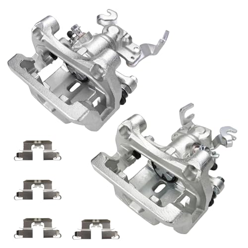 2pcs Rear Brake Caliper with Bracket Replaces 18-B5002 18-B5003 - size: 18-B5002+18-B5003