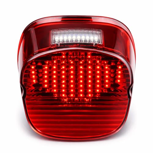 Eagle Lights Red Strobing LED Tail Light Upgrade for Harley Davidson Sportster/Softail/Touring/Dyna - color: Red