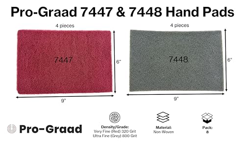 7447 & 7448 6" x 9" Automotive & Industrial Scuff Hand Pads