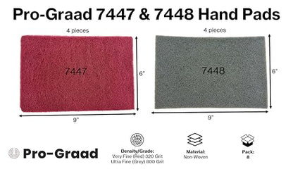 7447 & 7448 6" x 9" Automotive & Industrial Scuff Hand Pads