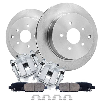 Detroit Axle - Rear Brake Kit for Infiniti JX35 M35H M37 M56 QX60 - size: 6BPR3700163/kit