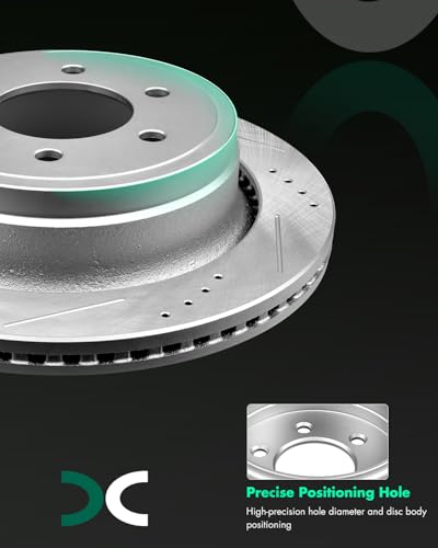 SCITOO Front 13.78" Rear 13.7" Brake Pads and Rotors Kits Brakes Kit - size: 54153+D1414 & 54186+D1602 [4+8PCS]