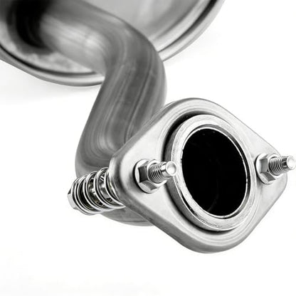 100% Stainless Steel Rear Exhaust Muffler For 06-11 Honda Civic HC08 - size: For Civic 2006-2011 1.3L 1.8L