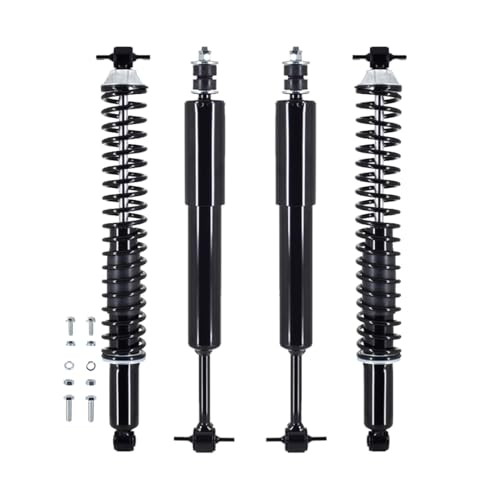 PM Auto Set of 4 Front Shock Absorber-Rear Complete Shock Absorber Kit Compatible With 1995-2001 Ford Explorer