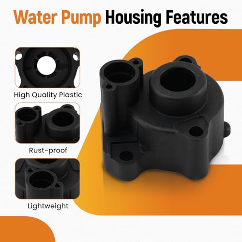maXpeedingrods Water Pump Impeller Repair Kit for Yamaha Outboard 2-Stroke - size: For 60-90 HP 1984-2009 w/ Water Pump Housing
