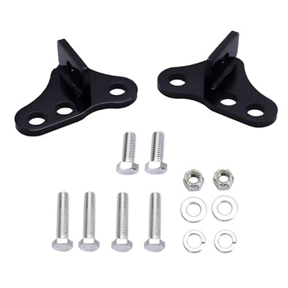 Rear Adjustable Lowering Kit 1''-2" Inch for Harley Davidson Touring Bikes Electra Glide/Ultra Glide/Street Glide/Road King Standards 1993-2001 - color: Black#6