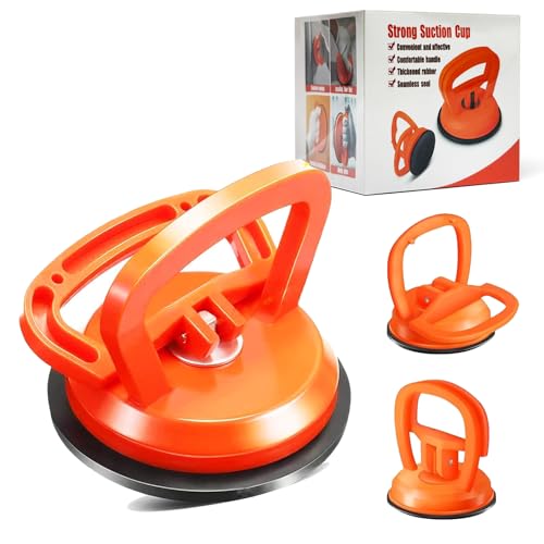 Dent Puller,2026latest Car Dent Puller,3-Pack Car Handheld Puller,Strong Car Dent Remover,Suction Cup Dent Puller and Paintless Car Dent Repair Kit.Suitable for Car Body Dents (Orange).