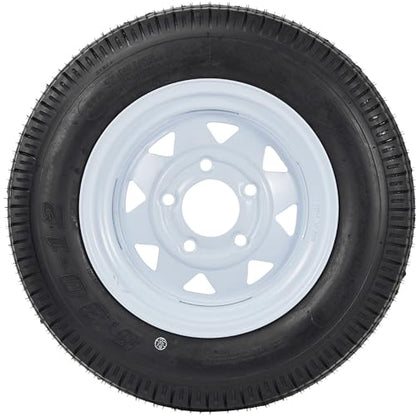5.30-12 5.30x12 530-12 5.30-12 Trailer Tires with 12 in Rims, 5 Lug on 4.5", Load Range C, 6PR (530 12 with 5 lug) - size: 5.30-12, style: 5 lug on 4.5"
