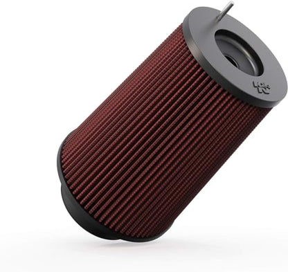 K&N High-Flow Original Lifetime Universal Clamp-On Air Filter: Performance, Premium, Washable: Flange Diameter: 4 In, Filter Height: 9.5 In, Flange Length: 1.6875 In, Shape: Round Tapered, RC-4780