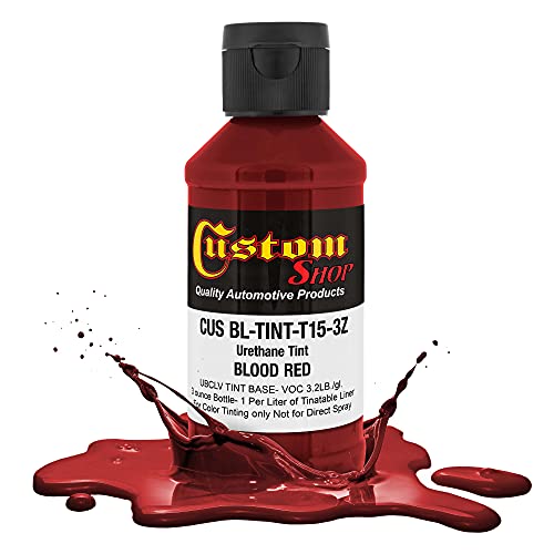 Custom Coat 3 Ounce, Blood Red, Bed Liner Tint Concentrate - color: Blood Red, size: 3-Ounce (Pack of 1)