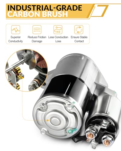 AATEE 56044734AA Starter Motor for:-Jeep Grand Cherokee 2005-2010 3.7L V6 - style: 56044734AA