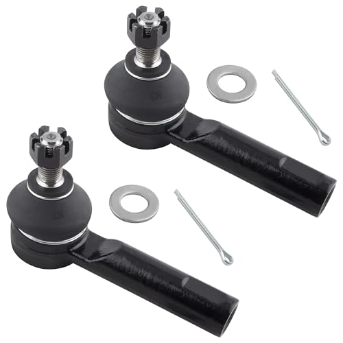 ES800510 Front Outer Tie Rod Ends Left & Right for Honda CR-V 2.4L Sport Utility 2007 2008 2009 2010 2011 CR-Z 1.5L Hatchback 2011 2012, Pack of 2