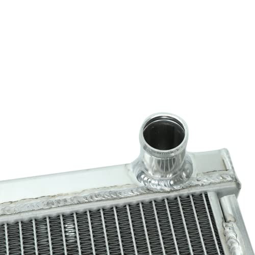 Aluminum 3Row Core Racing Radiator with Cap Fit Manual Transmission Compatible with 1984-1995 Pickup Base 4Runner SR5 L4 2.4L - size: Core Size:19.21" x 15.75" x 1.73"