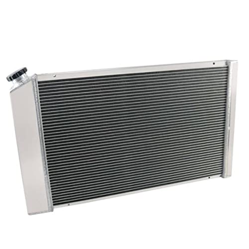 4 Row Radiator For Chevy Camaro Monte Carlo G-Body GMC 1970-1981 - size: 4 Row Radiator+CNC 1.3Bar Cap