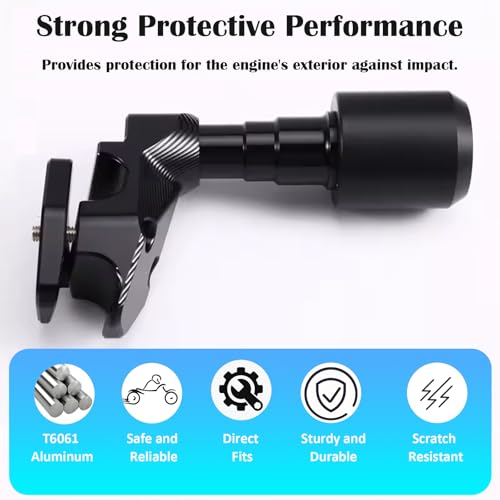 Motorcycle Frame Sliders Engine Guard Anti-Crash Protector for CFMOTO 450SS - color: Titanium