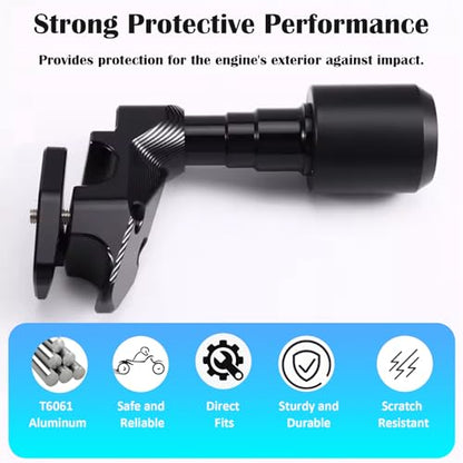 Motorcycle Frame Sliders Engine Guard Anti-Crash Protector for CFMOTO 450SS - color: Black