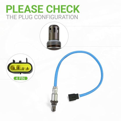 O2 Oxygen Sensor 250-241003 Downstream B1S2 Compatible with Dodge Dart 2013-2016 & Fiat 500L 2014-2020, 500X 2016-2018 & Jeep Renegade 2015-2018 L4 1.4L # 234-4748 23164 68142340AA 250241003 51774422 - size: 250-241003
