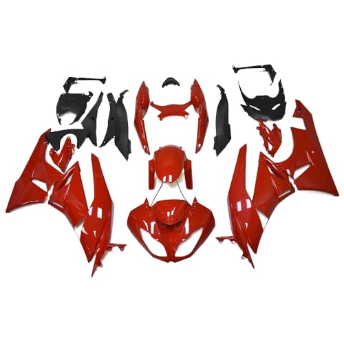 Red Fairings Body Work Cover Panel Kit Fit for Kawasaki 09 10 11 12 Ninja ZX6R ZX-6R ZX600R 2009 2010 2011 2012 Motorcycle Injection Fairing Plastic Body Kit Cowling Hull Frame