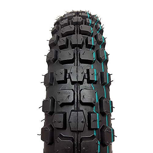 MMG 3.00-12 Dirt Bike Tire & Tube Combo, TR87 Angled Valve - size: One (1) Tire + Inner Tube