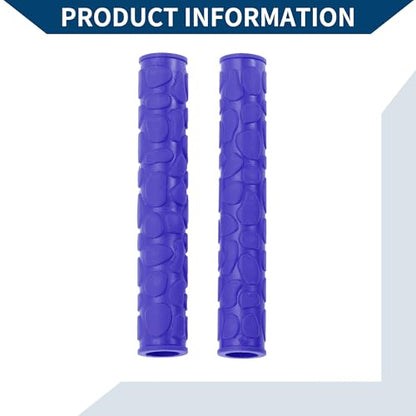 1 1/8" / 29mm 1 1/8" / 29mm Motorcycle Hand Grips Cover Kit Non Slip Rubber Handlebar Grips for Motorcycle Scooter Bicycle ATV Blue 1 Set - color: Blue
