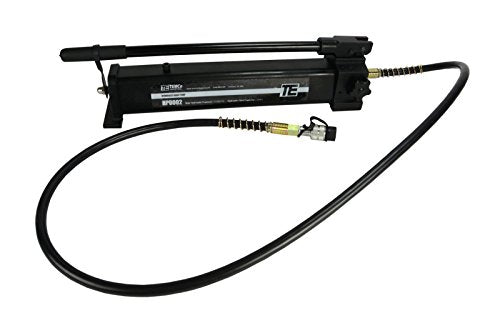 TEMCo HP0002 - Manual Hand Hydraulic Power Pack Pump 2 Stage 10k psi 122 Cubic in Capacity - 5 Year Warranty