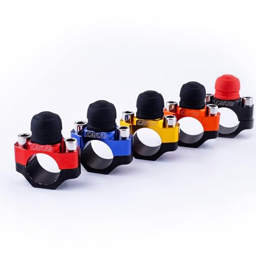 Motorcycle ATV Water Proof Engine Start Stop Kill Switch Button - color: Gold