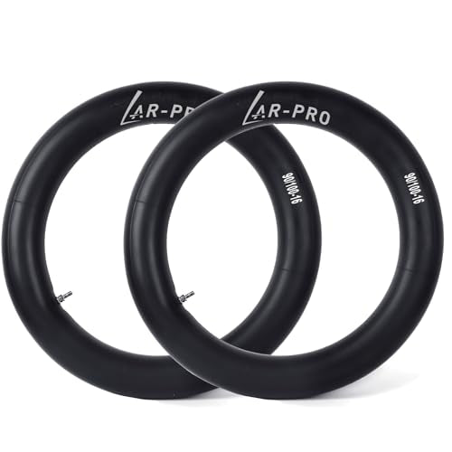 AR-PRO (2-Pack) 3.00-16 3.25/3.50-16 Inner Tubes for Dirt Bike and Off-Road Motorcycles – Heavy-Duty Butyl Rubber Tubes Compatible with 90/100-16 100/80-16 100/90-16 Tires with TR4 Straight Valve Stem - size: 3.25/3.50-16 (90/100-16), TR4 Valve