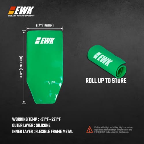 EWK Flexible Oil Funnel, Moldable & Reusable, 1Pc